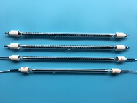 Clear Carbon infrared heating lamps